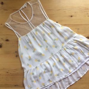 Boutique pineapple tank top